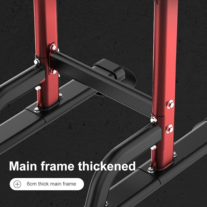 Power Tower Pull Up & Dip Station Multi-Function Home Strength Training Fitness Workout Station Height Adjustable