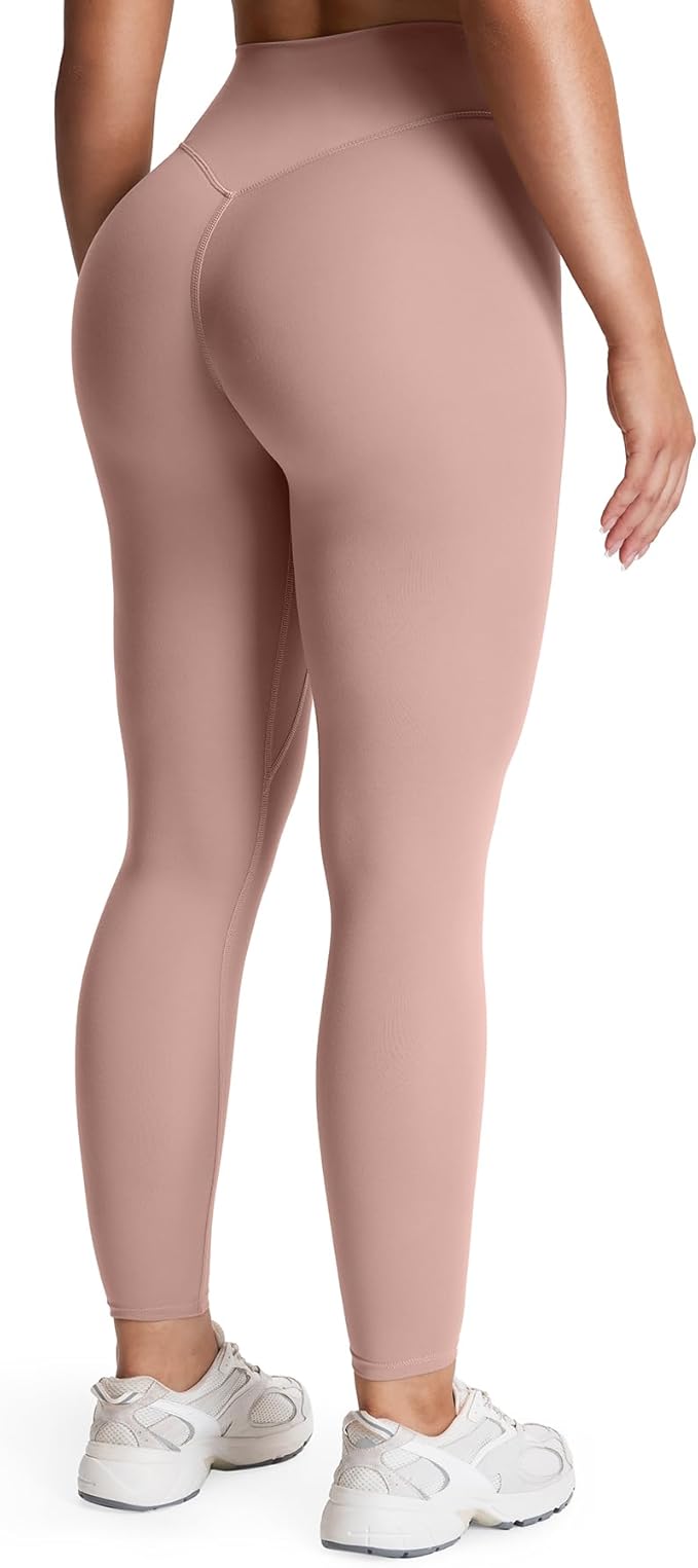 Aoxjox High Waisted Workout Leggings for Women Tummy Control Buttery Soft Yoga Metamorph Deep V Pants 26"