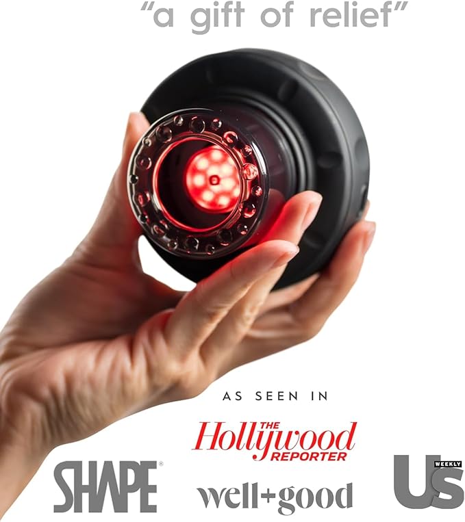 REVO The Original 4-in-1 Smart Cupping Therapy Massager, Red Light Therapy for Targeted Pain Relief, Knots, Aches, Muscle Soreness, Circulation & Tighter Skin, Portable Cupping Kit