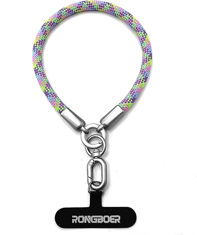 Premium Phone Lanyard for iPhone&Android-Stylish Unisex Wrist Strap with Alloy Metal Hook&Reinforced Polyester-R14