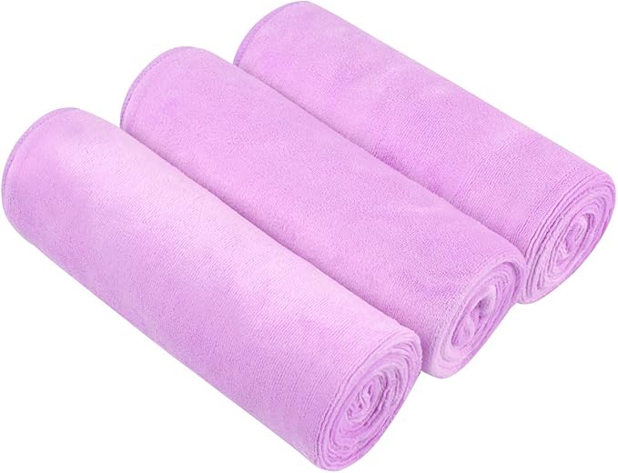SINLAND Microfiber Gym Towels Sports Fitness Workout Sweat Towel Super Soft and Absorbent 3 Pack 16 Inch X 32 Inch
