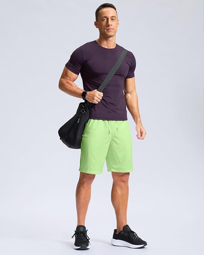 G Gradual Men's Athletic Running Shorts with Zipper Pockets Quick Dry 7"/ 5"/ 9" Workout Gym Shorts for Basketball Hiking