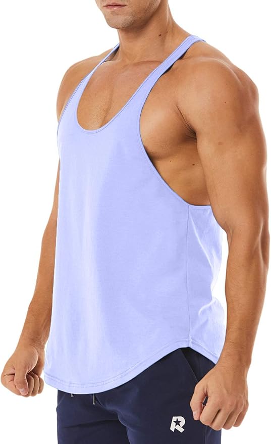 Men's Workout Quick Dry Soft Gym Bodybuilding Stringer Tank Tops