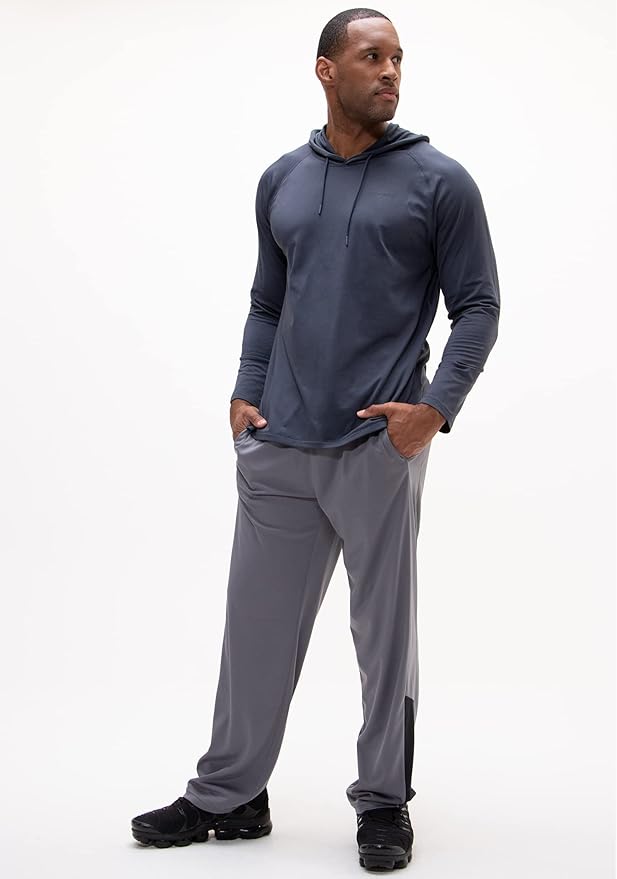 DEVOPS 2 Pack Men's Thermal Turtle Mock Neck Shirts, Compression Long Sleeve Tops and Hoodies