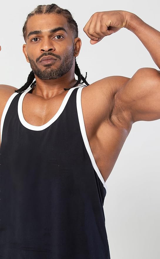 Men's Bodybuilding Stringer Tank Top Sleeveless Gym Shirts