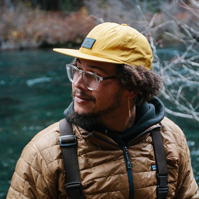 Tillak COHO Six Panel Hat, Kodra Nylon 6 Panel Cap with Snap Closure