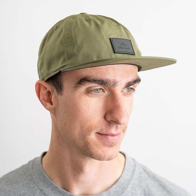 Tillak COHO Six Panel Hat, Kodra Nylon 6 Panel Cap with Snap Closure