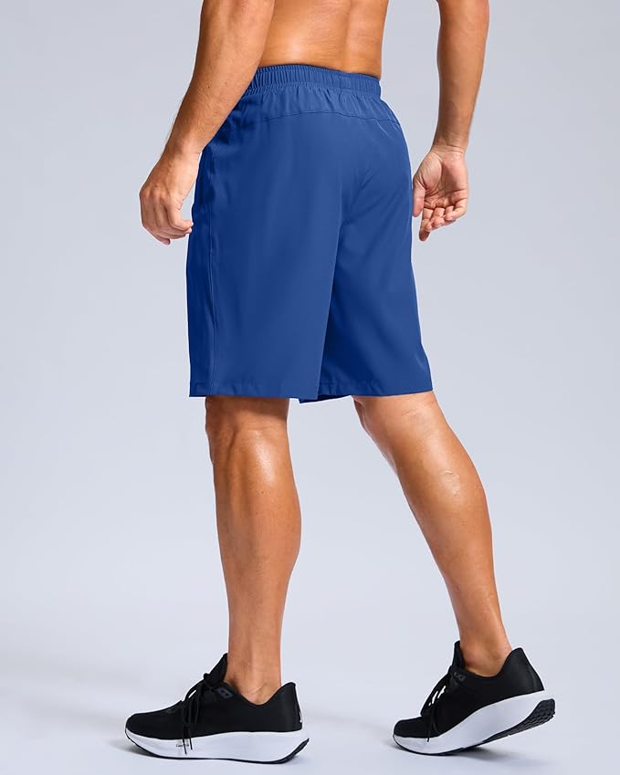 G Gradual Men's Athletic Running Shorts with Zipper Pockets Quick Dry 7"/ 5"/ 9" Workout Gym Shorts for Basketball Hiking