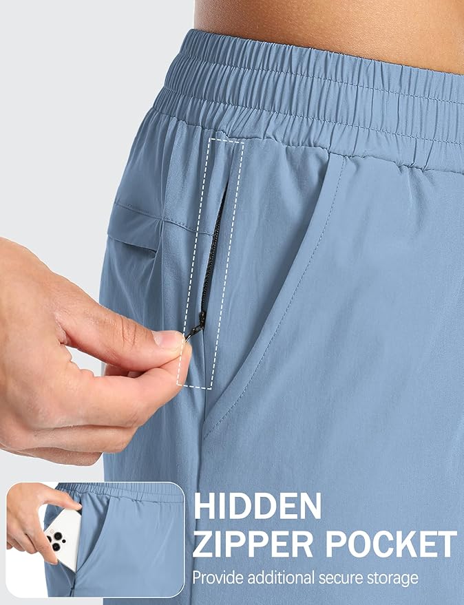 Aolesy Men's 5''/7'' Running Shorts Quick Dry Workout Gym Shorts with Pockets, Tennis Training Athletic（Linerless & Liner）