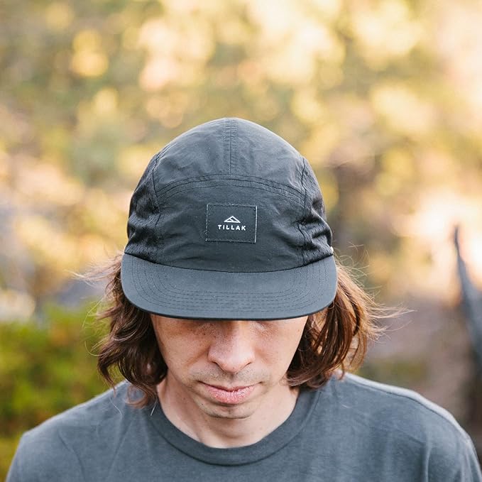 Tillak Wallowa Trail Hat, a Lightweight Nylon and Stretch Mesh 5 Panel Cap