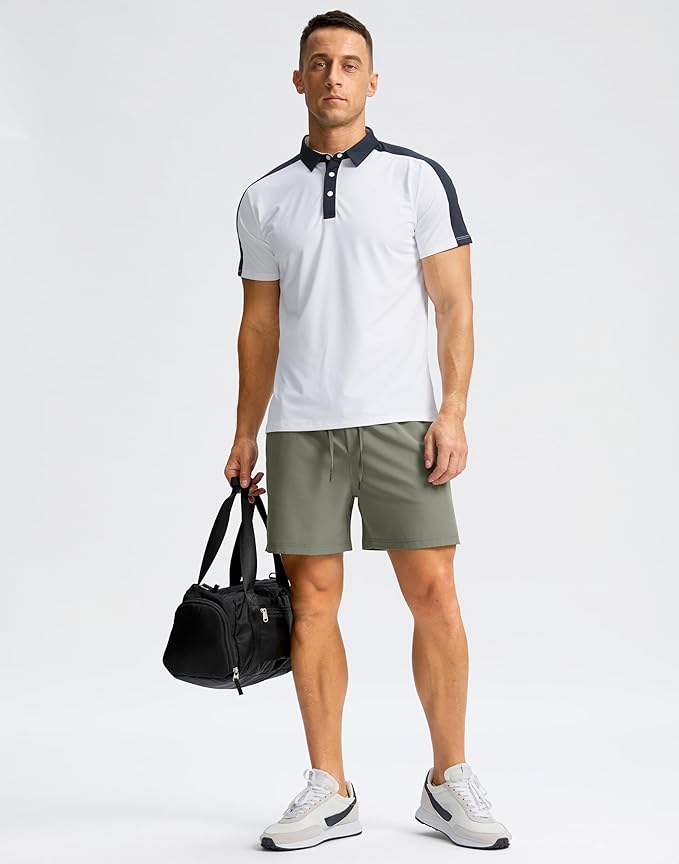 Men's Running Shorts with Zipper Pockets 9 Inch/ 7 Inch / 5 Inch Lightweight Quick Dry Gym Workout Athletic Shorts for Men