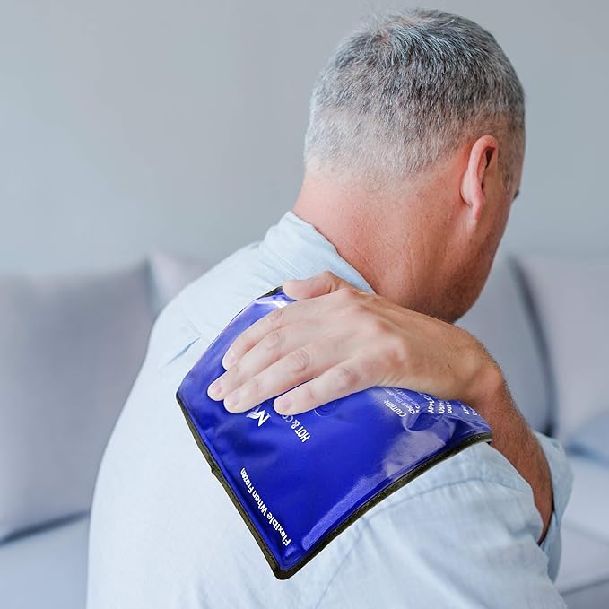 Medvice Ice Pack for Injuries Reusable - for Hip, Shoulder, Knee, Back - Hot & Cold Compress for Pain, Swelling, Bruises, Surgery - Large - 11.5"x14.25"