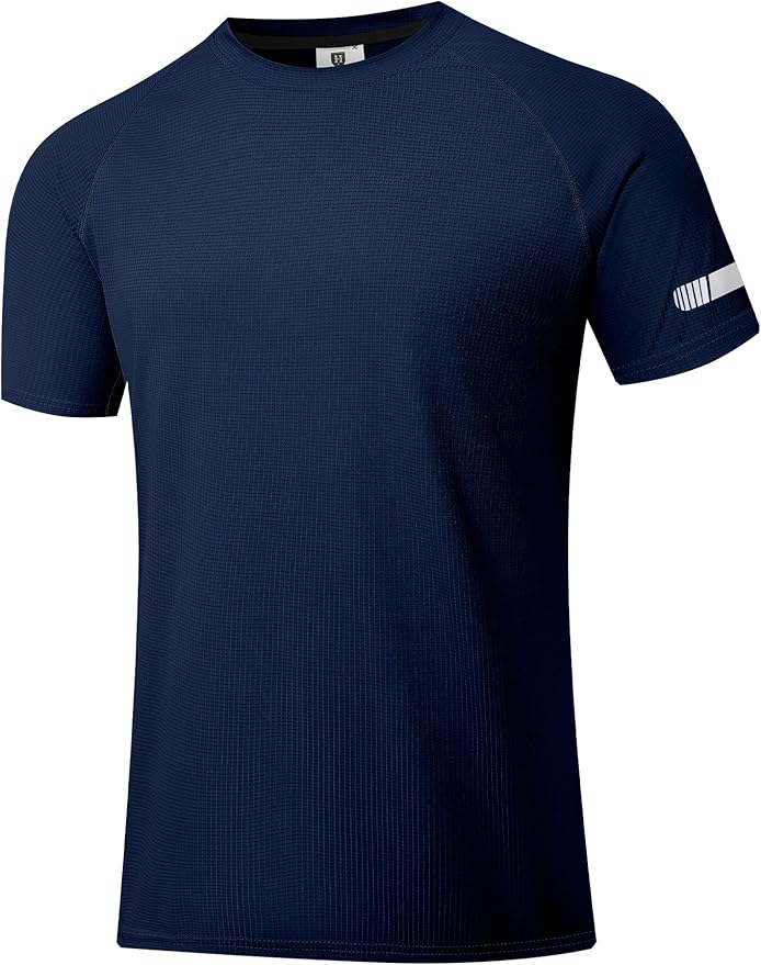 Holure Men's Mesh Quick-Dry Short Sleeve Workout T-Shirt