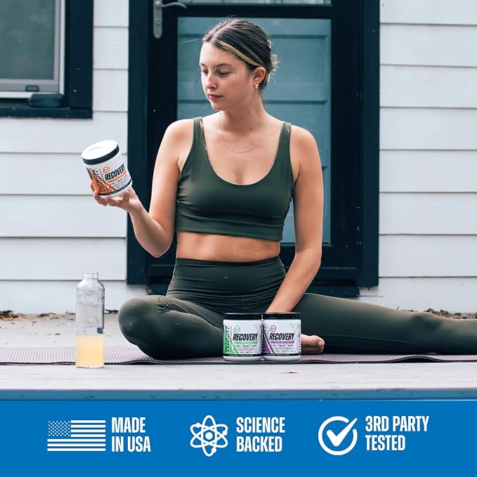 Outwork Nutrition Post Workout Recovery Powder - Creatine Monohydrate, KSM-66 Ashwagandha & Tart Cherry - Speeds Recovery, Eases Soreness - Creatine Powder for Men & Women, Berry Splash, 240 Gr