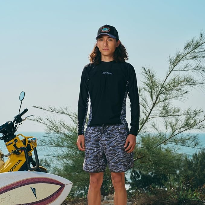 Vintage American-Style Sports Sunscreen Baseball Cap,Outdoor Camping Sunshade Waterproof and Non-Slip Surfing Hat Water Sport