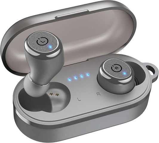 TOZO T10 Wireless Earbuds Bluetooth 5.3 Headphones, App Customize EQ, Ergonomic Design, 55H Playtime, Wireless Charging Case, IPX8 Waterproof Sound in-Ear Headset, 2025 New Version