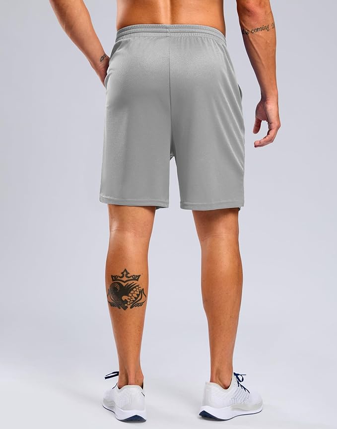 G Gradual Men's Athletic Workout Shorts with Pockets 5"/7"/9" Lightweight Quick Dry Gym Basketball Running Shorts for Men