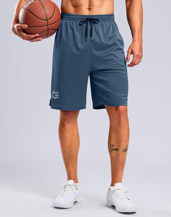 G Gradual Men's Athletic Workout Shorts with Pockets 5"/7"/9" Lightweight Quick Dry Gym Basketball Running Shorts for Men