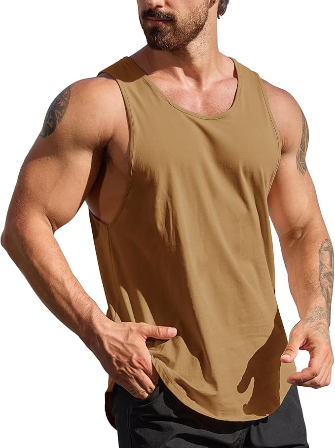 Muscle Killer Men's Muscle Gym Workout Stringer Tank Tops Bodybuilding Fitness T-Shirts 1/2/3 Pack