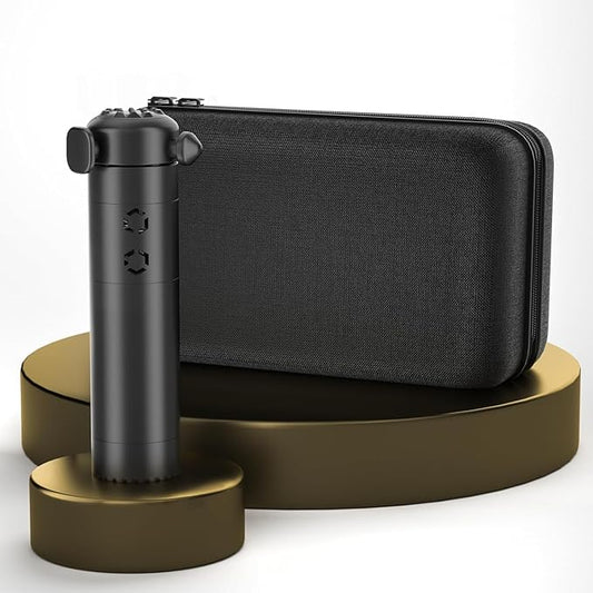 Massage Gun, Deep Tissue Back Massage for Athletes for Pain Relief, Percussion Massager with 3 Massages Heads & 7,000 RPM Brushless Motor, Gifts for Muscle, Black