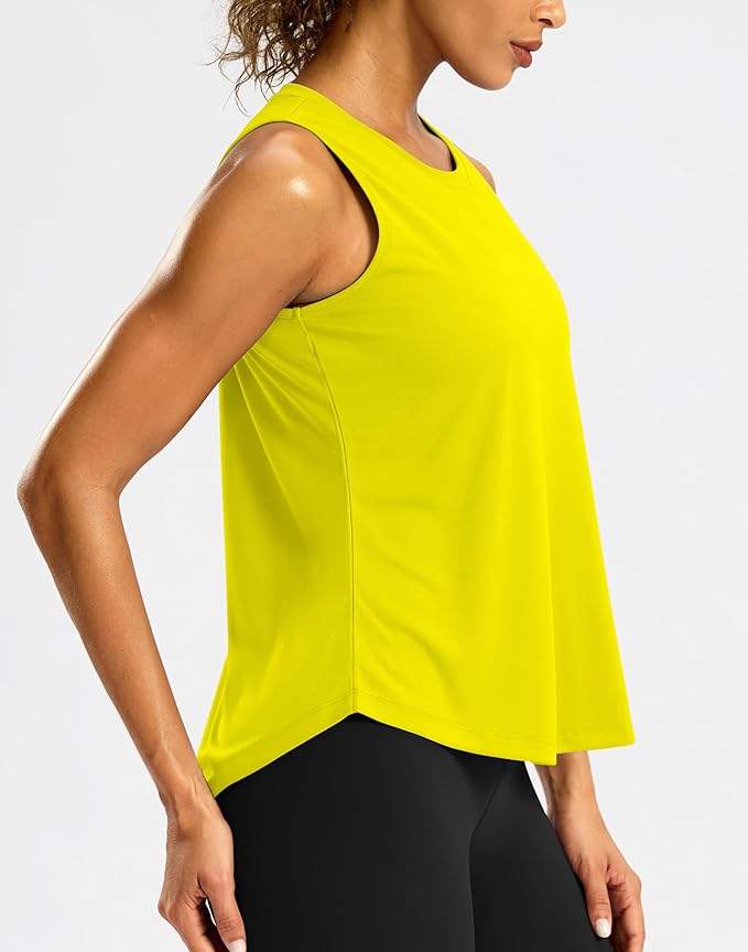 G Gradual Workout Tank Top for Women Sleeveless Athletic Yoga Tops High Neck Quick Dry Running Tennis Sports Shirts for Women