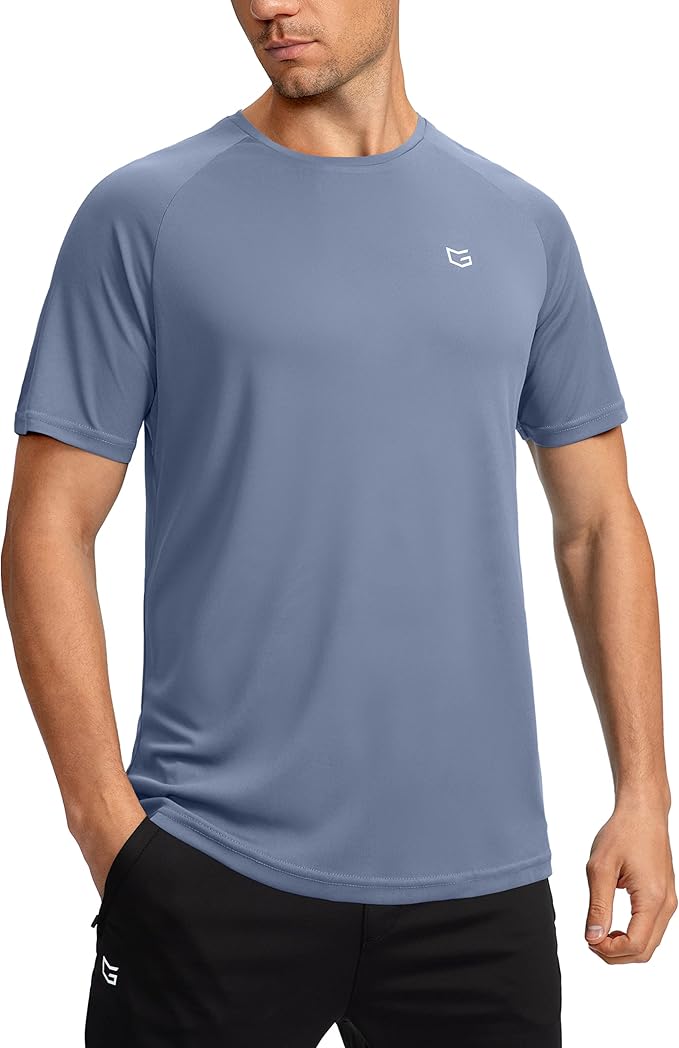 G Gradual Men's Workout Quick Dry T-Shirts Short Sleeve Lightweight Cooling Gym Shirts Tee for Running, Beach, Hiking