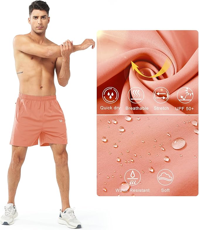 NORTHYARD Men's Athletic Running Shorts Quick Dry Workout Shorts 7"/ 5"/ 9" Lightweight Sports Gym Basketball Tennis Hiking