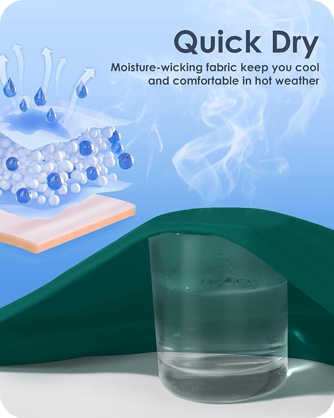 Boladeci Men's Tank Top Workout Athletic Quick Dry UPF 50+ Sun Protection Lightweight Summer Beach Gym Sleeveless Shirts