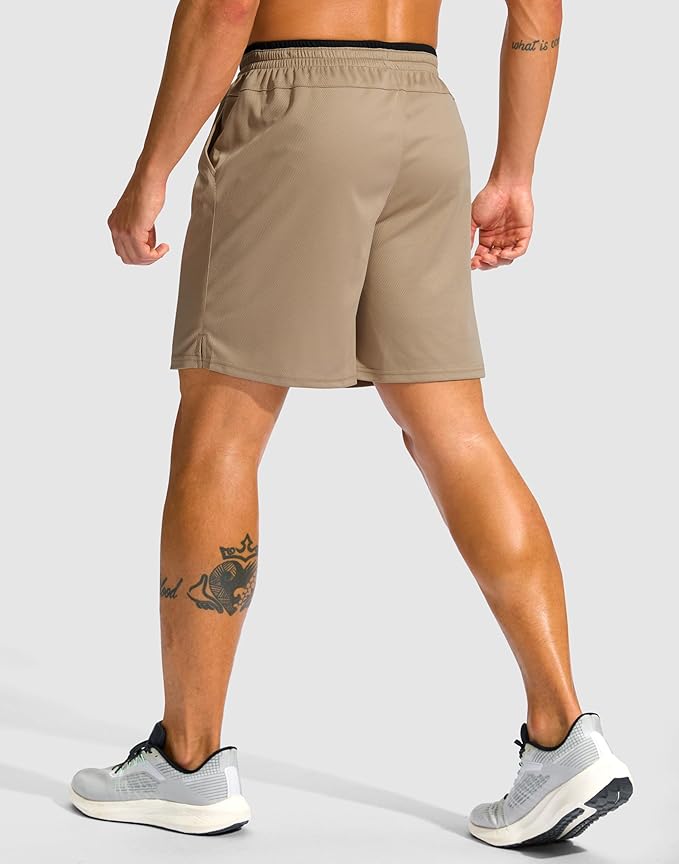 G Gradual Men's Running Athletic Shorts with Zipper Pocket 5"/ 7" Lightweight Quick Dry Gym Workout Shorts for Tennis Active