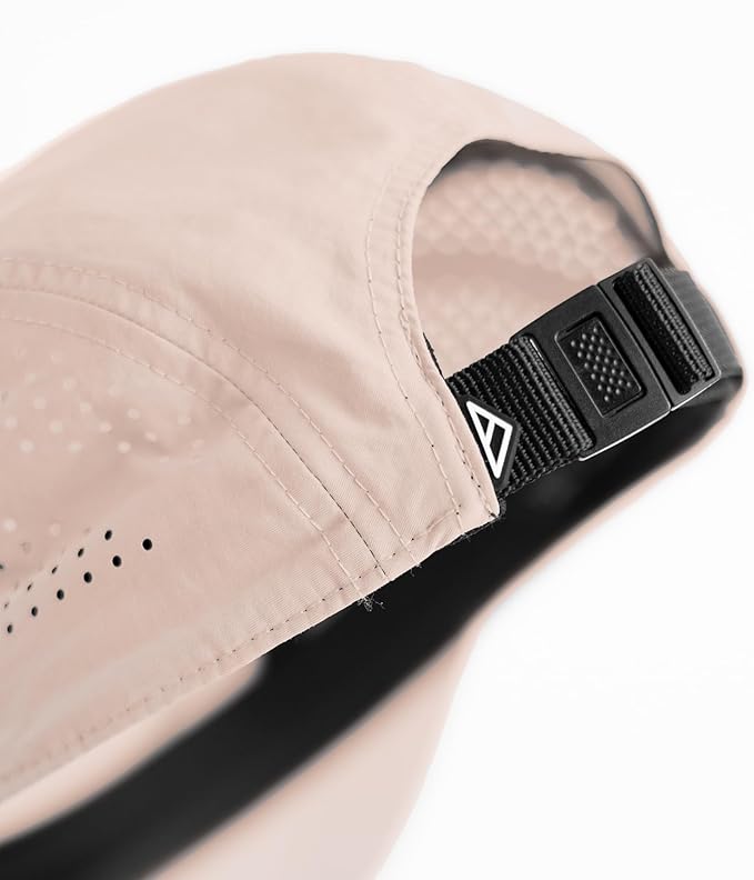 Tillak Vista Hat, Lightweight Nylon 5 Panel Cap with Snap Closure and Laser-Cut Ventilation