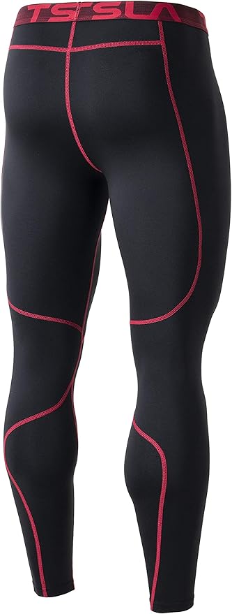 TSLA Men's Thermal Compression Pants, Athletic Sports Leggings & Running Tights, Wintergear Base Layer Bottoms