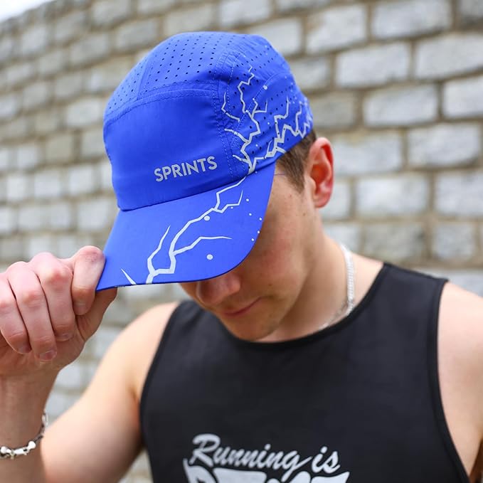 Sprints Race Day Performance HyperG Racing Cap | The Lightweight, Quick Dry, Running, Sport Hat, One Size, Unisex
