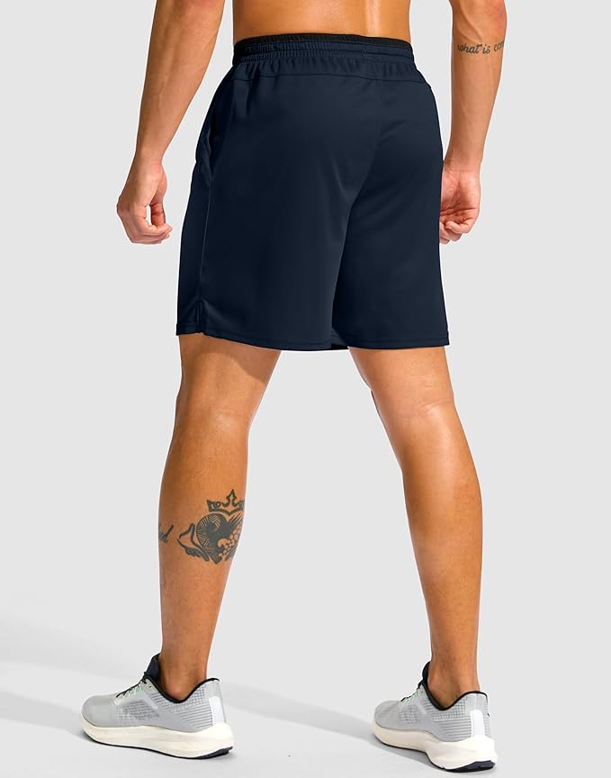 G Gradual Men's Running Athletic Shorts with Zipper Pocket 5"/ 7" Lightweight Quick Dry Gym Workout Shorts for Tennis Active
