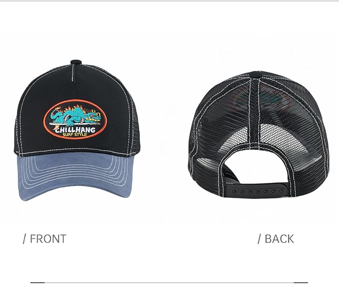 Vintage American-Style Sports Sunscreen Baseball Cap,Outdoor Camping Sunshade Waterproof and Non-Slip Surfing Hat Water Sport