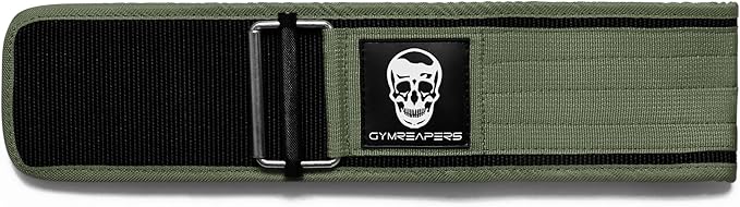 Gymreapers Quick Locking Weight Lifting Belt for Men Gym Belt for Powerlifting Deadlift Belt with 4 Inch Neoprene Metal Buckle Back Support Weightlifting Belt Women
