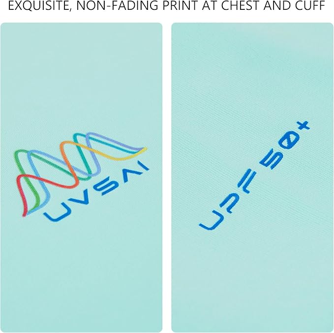 Men’s UPF 50+ Long Sleeve Performance T-Shirts Permanent UV Protective Quick Dry for Everyday Hiking Fishing Beach