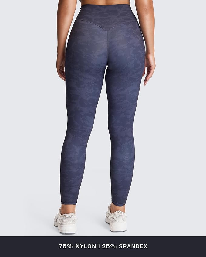 Aoxjox High Waisted Workout Leggings for Women Tummy Control Buttery Soft Yoga Metamorph Deep V Pants 26"