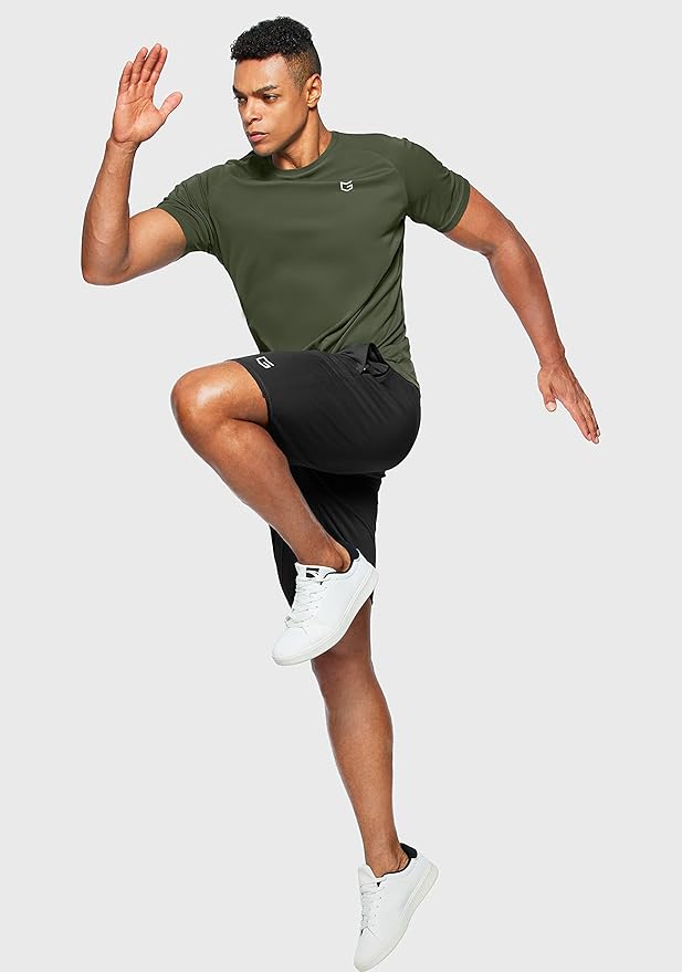 G Gradual Men's Workout Quick Dry T-Shirts Short Sleeve Lightweight Cooling Gym Shirts Tee for Running, Beach, Hiking