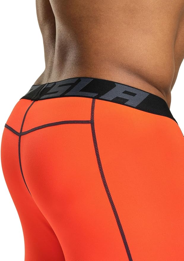 TSLA Men's Thermal Compression Pants, Athletic Sports Leggings & Running Tights, Wintergear Base Layer Bottoms