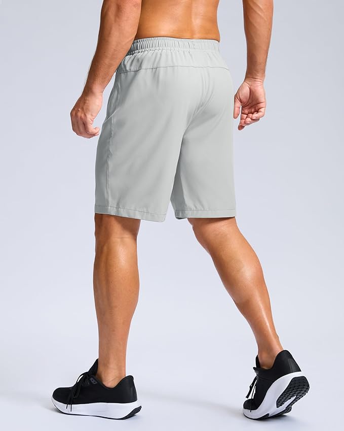 G Gradual Men's Athletic Running Shorts with Zipper Pockets Quick Dry 7"/ 5"/ 9" Workout Gym Shorts for Basketball Hiking