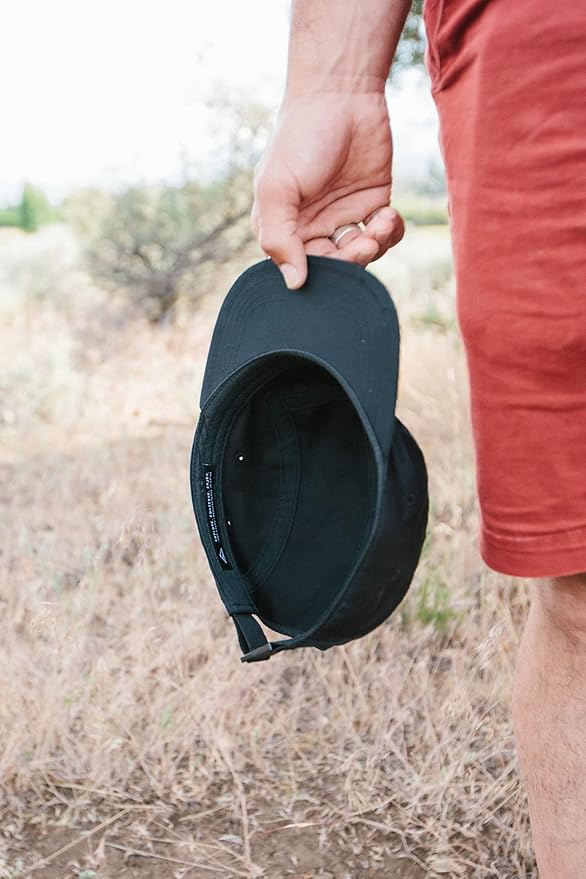 Tillak Wallowa Kodra Hat, Lightweight Oxford Nylon 5 Panel Cap with Snap Closure