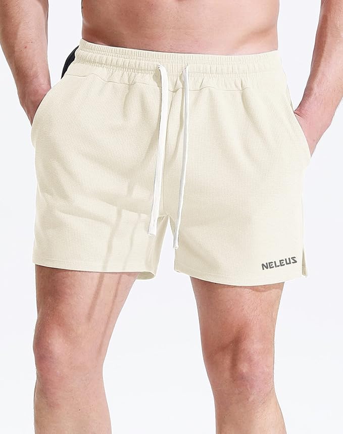 NELEUS Men's 7 inch Running Shorts Athletic Gym Workout Shorts with Pockets