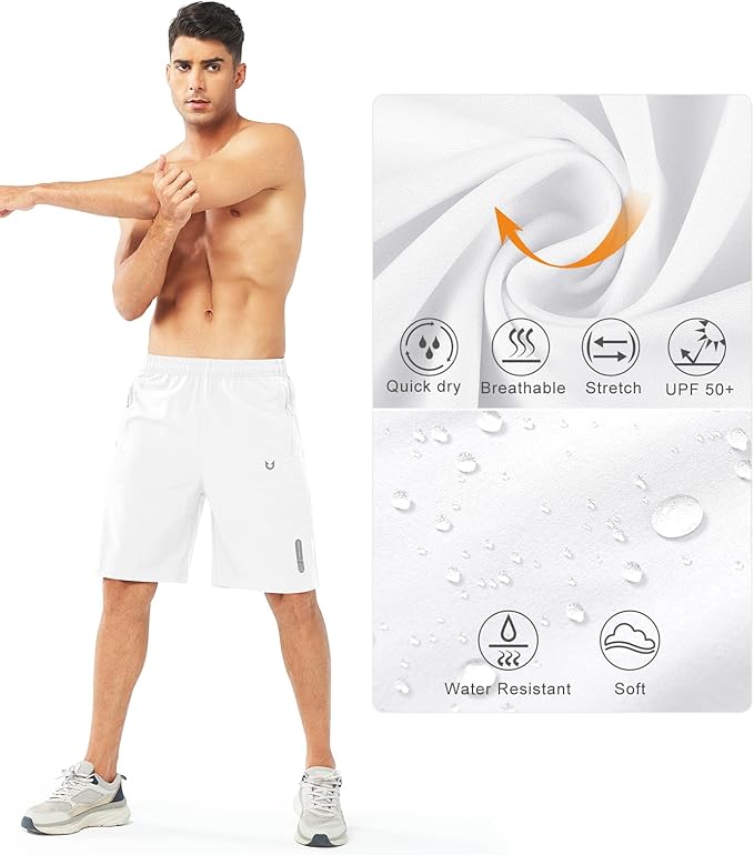 NORTHYARD Men's Athletic Running Shorts Quick Dry Workout Shorts 7"/ 5"/ 9" Lightweight Sports Gym Basketball Tennis Hiking