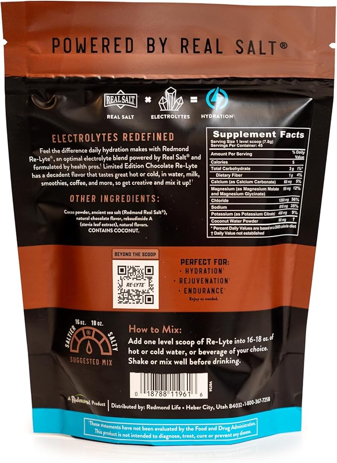 REDMOND Re-Lyte Hydration Electrolyte Mix Powder Limited Edition (Chocolate)