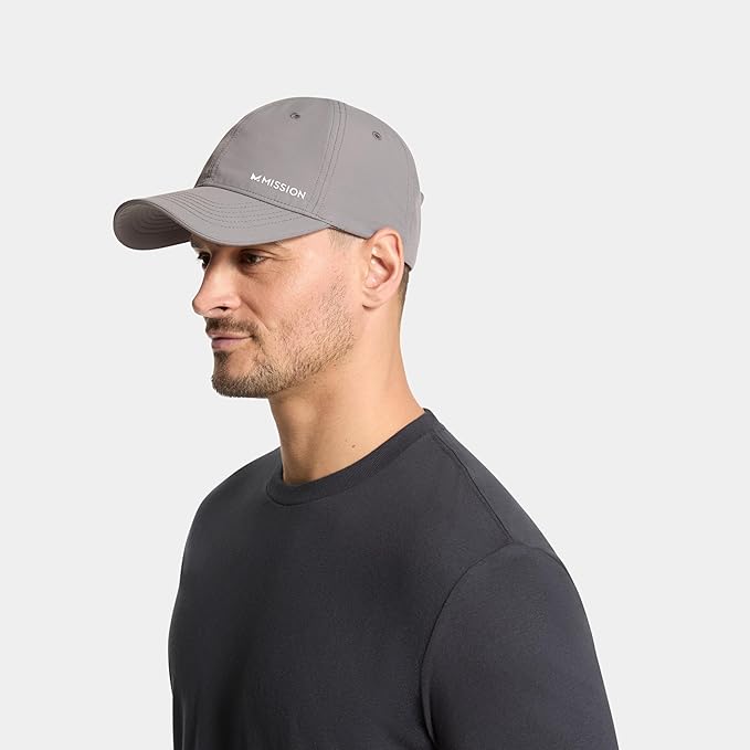 MISSION Cooling UPF Performance Hat - Unisex One Size Cap for Workouts, Golf & Running - Sweat & Water Activated Technology