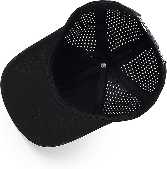 Quick Dry Baseball Cap Laser Cut Mesh Snapback Hats for Men & Women