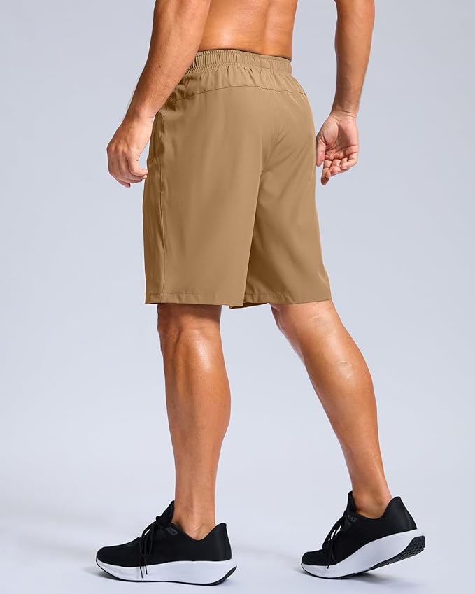 G Gradual Men's Athletic Running Shorts with Zipper Pockets Quick Dry 7"/ 5"/ 9" Workout Gym Shorts for Basketball Hiking