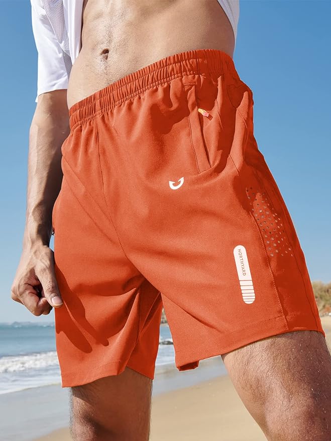 NORTHYARD Men's Athletic Running Shorts Quick Dry Workout Shorts 7"/ 5"/ 9" Lightweight Sports Gym Basketball Tennis Hiking