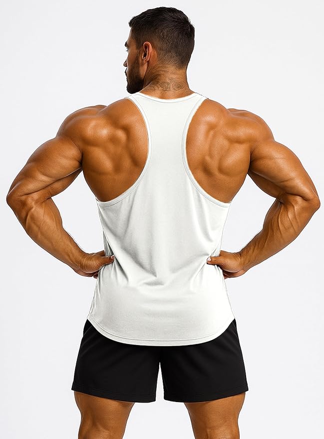 Men's Bodybuilding Stringer Tank Top Sleeveless Gym Shirts