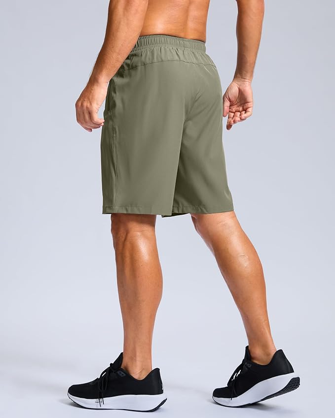 G Gradual Men's Athletic Running Shorts with Zipper Pockets Quick Dry 7"/ 5"/ 9" Workout Gym Shorts for Basketball Hiking